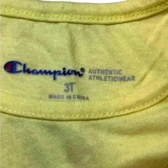 Champion “Reach for the Stars” Yellow top-girls 3T - Picture 3 of 3